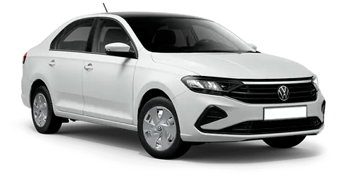 VOLKSWAGEN Polo Белый Pure/ Черный Deep